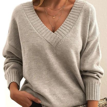 Isabella - V-Neck Cashmere Sweater