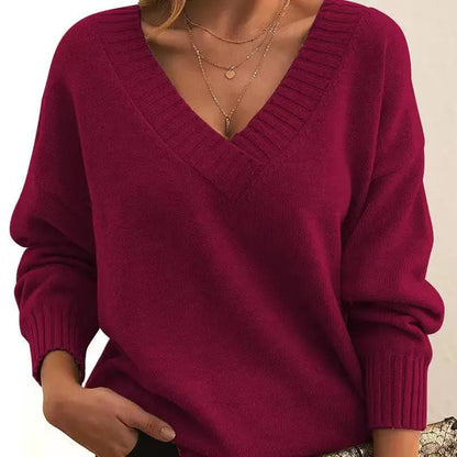 Isabella - V-Neck Cashmere Sweater