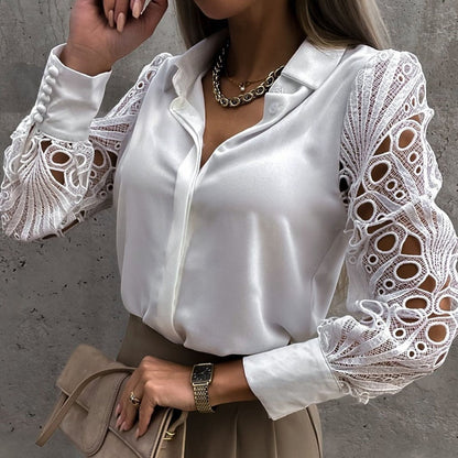 Aurora - Elegant Lace Blouse