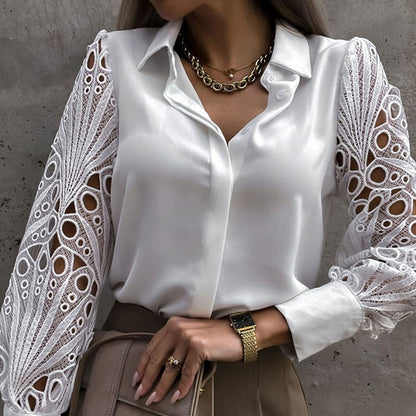 Aurora - Elegant Lace Blouse