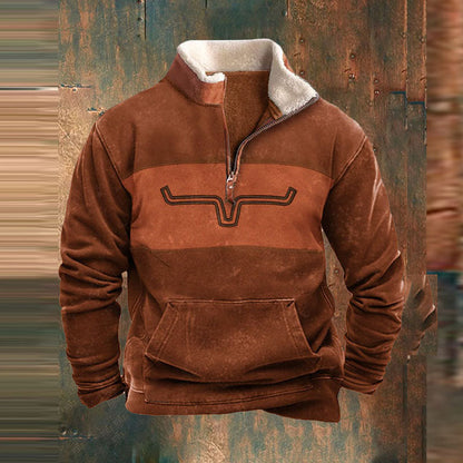 Ethan - Warm Half-Zip Sweater