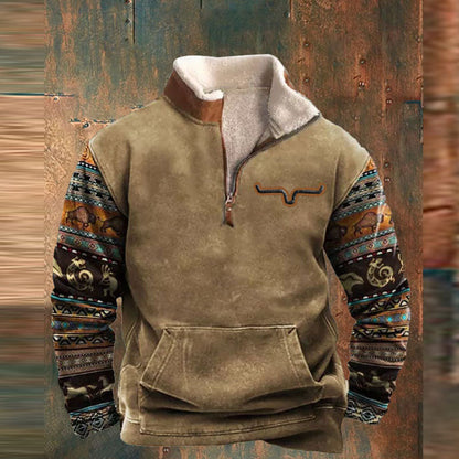 Ethan - Warm Half-Zip Sweater