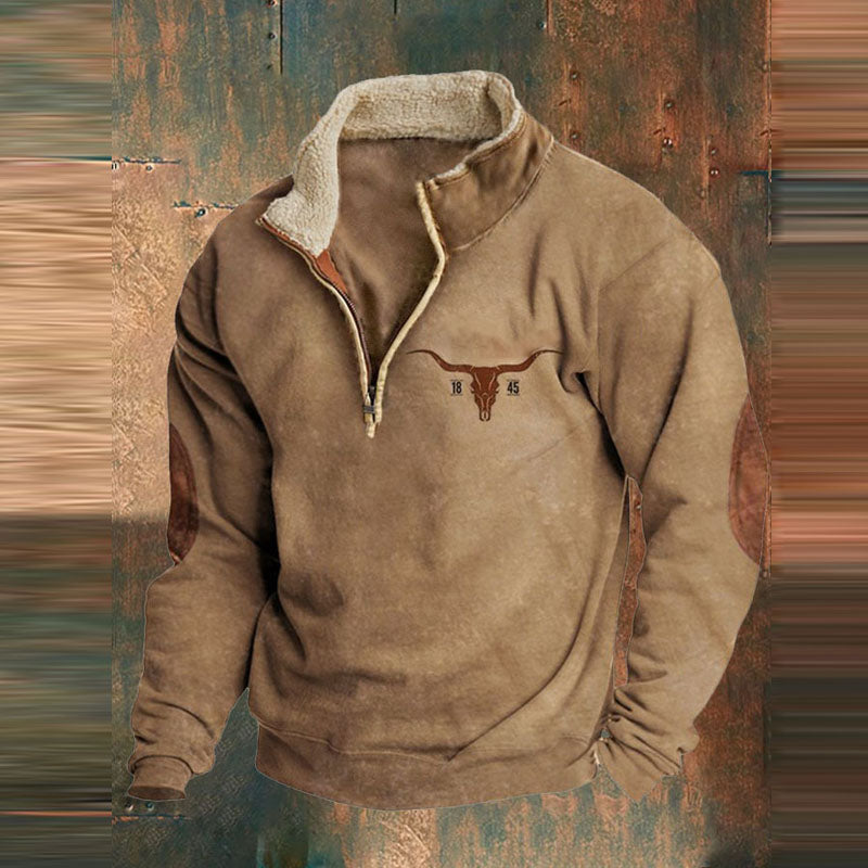 Ethan - Warm Half-Zip Sweater