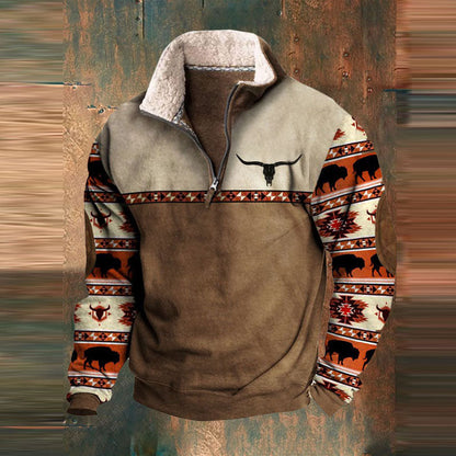 Ethan - Warm Half-Zip Sweater