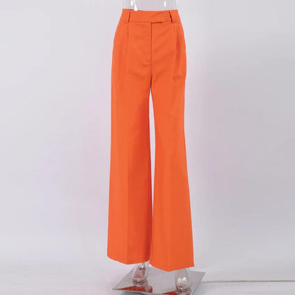 Celeste - High-Waisted Wide Leg Trousers