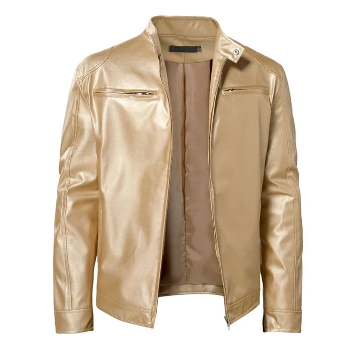 Adrian - Casual Winter Leather Jacket