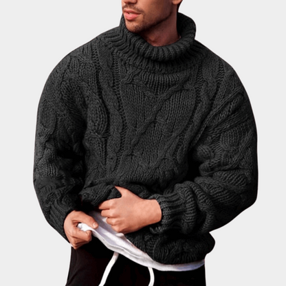 Foxy - Knitted Turtleneck Winter Sweater