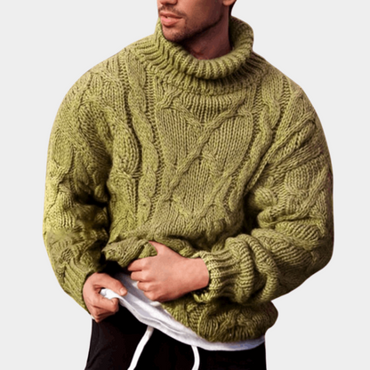 Foxy - Knitted Turtleneck Winter Sweater