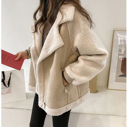 Selene - Elegant Suede Winter Coat