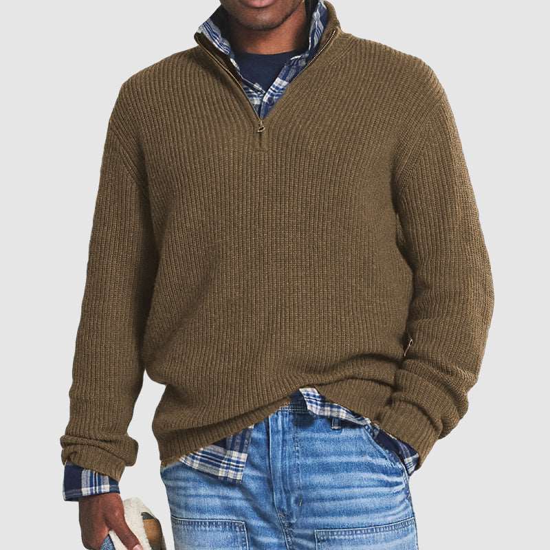 Robert - Warm Half Zip Sweater