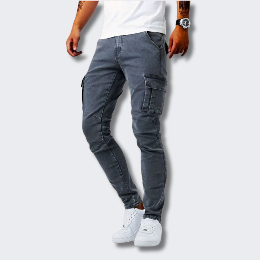 Leo - Slim-Fit Superstretch Cargo Pants